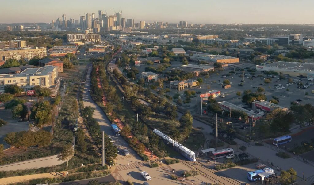 Austin Riverside Light Rail Project Connect