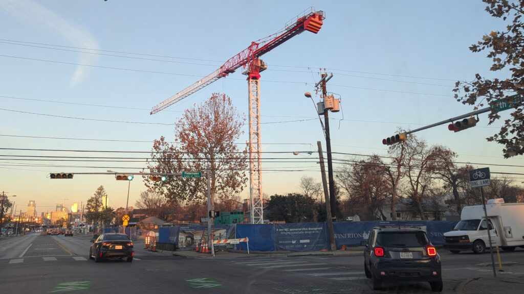 Workbench Tower Crane Austin Construction Eastside